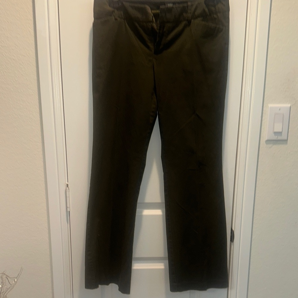 Mossimo Supply Co. Dark Olive Straight Leg Pants